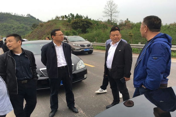 4.14蓮都區(qū)領導赴現(xiàn)場調(diào)研，關心支持公司發(fā)展后勁